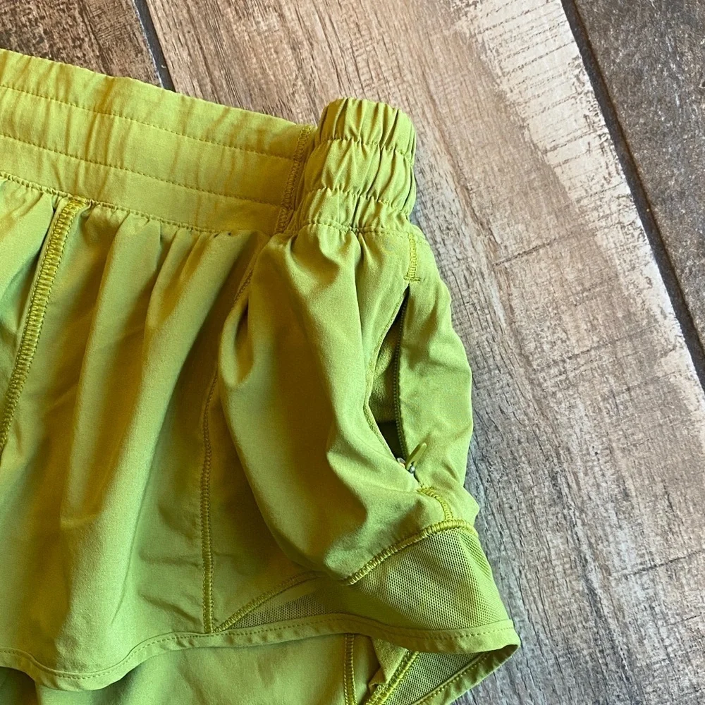 Lululemon Athletica Light Olive Athletic Shorts